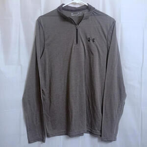 Under Armour Threadborne 1/4 Zip Pullover Men's Medium M Gray